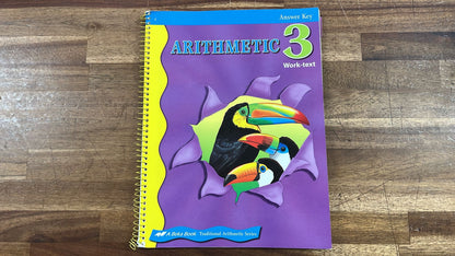 Abeka Arith 3 SET-LPs, Tsts/SpdDrills AnswKy, WrkTxt AnswKy