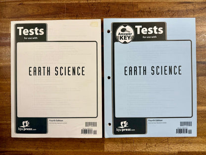 BJU Earth Science 4th Ed Complete Set - mostly good & clean