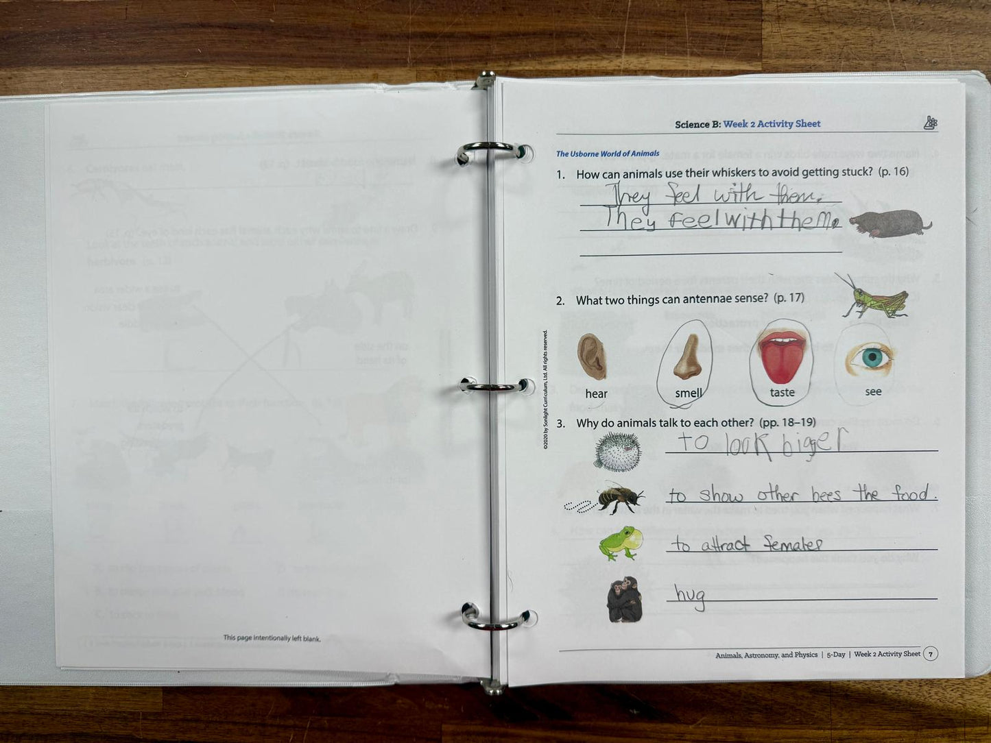 Sonlight  B Animals, Astronomy & Physics Instructor's Guide