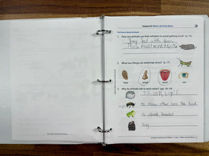 Sonlight  B Animals, Astronomy & Physics Instructor's Guide