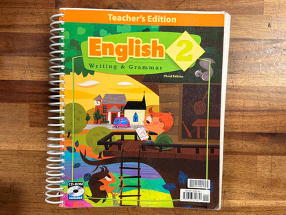 BJU English 2: Writing Grammar Teachers Edition with CD