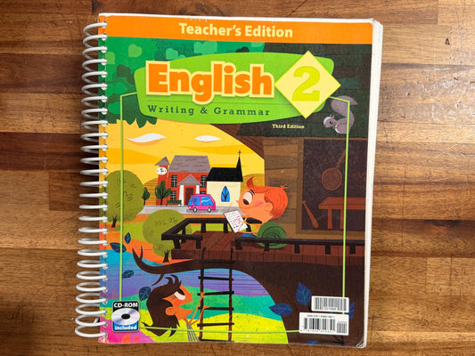BJU English 2: Writing Grammar Teachers Edition with CD