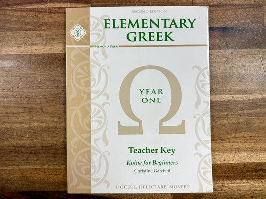 MP Elementary Greek Year One Teacher Key