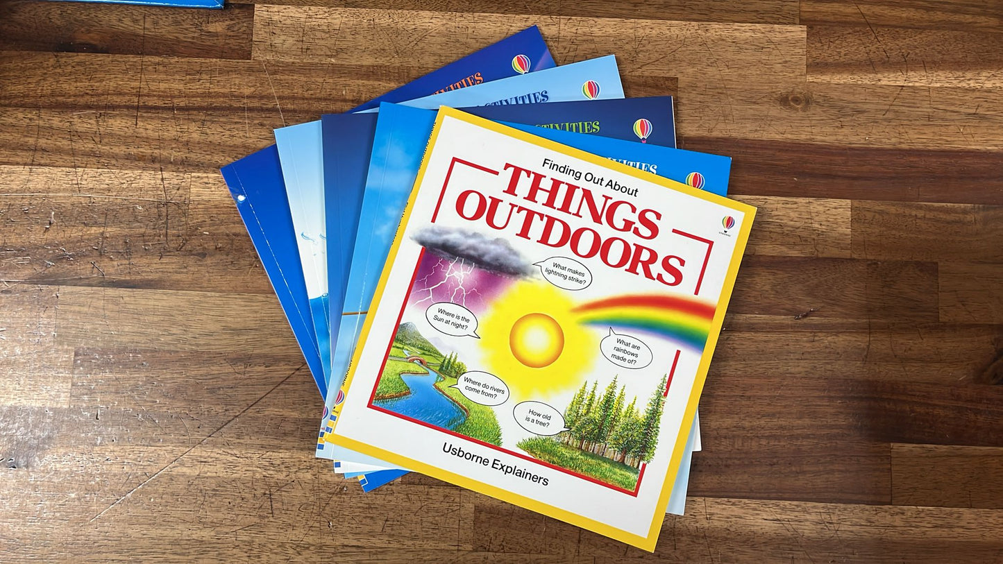 Usborne Science Activities LOT of 4+Finding Things Outdoors