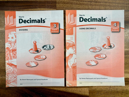 Key to Decimals Student Workbook 2-4 Set - Good & Clean