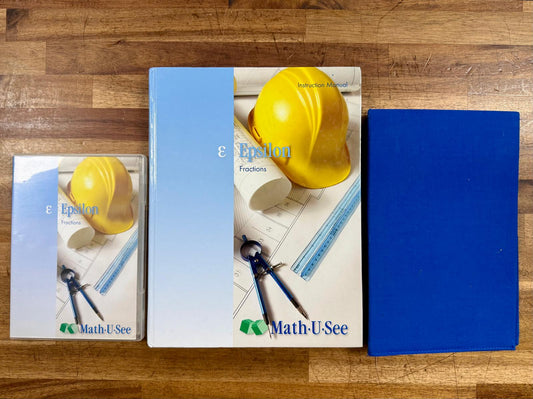 Math-U-See Epsilon Instruction Manual, DVD, Fraction Overlays