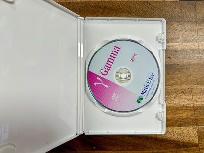 Math-U-See Gamma Teacher Manual & DVD Set 2004 Ed - Good