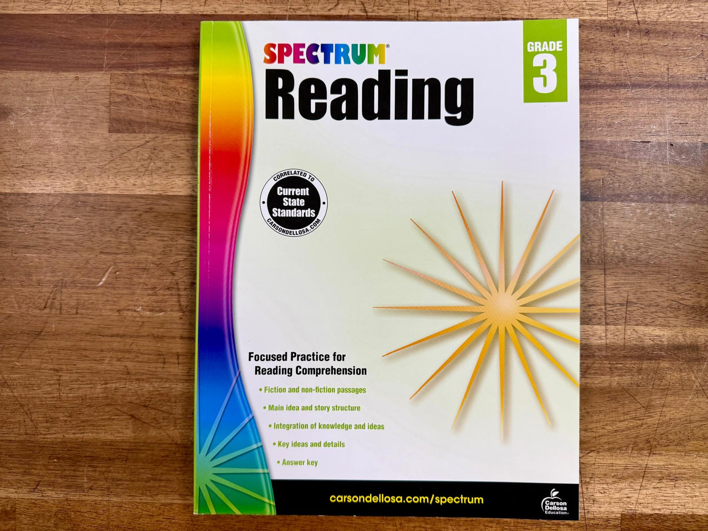 Spectrum Reading Comprehension Grade 3 Workbook - VG