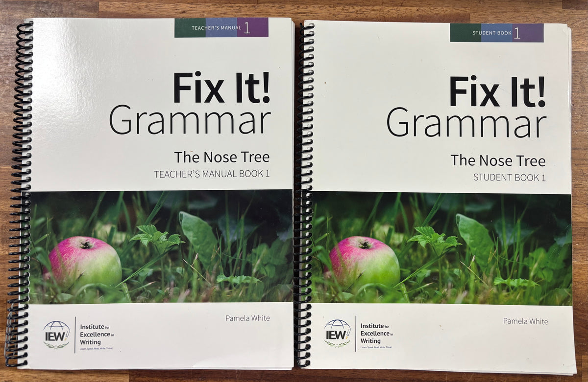Fix It! Grammar: the Nose Tree Student and Teacher Book 1 - IEW — front cover