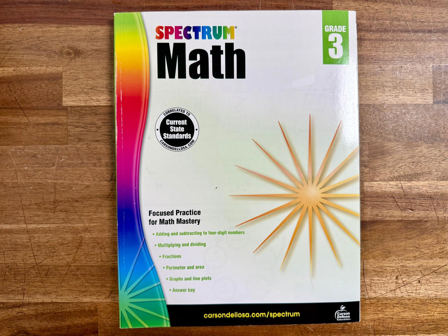 Spectrum Math Workbook Grade 3 - Good & Clean