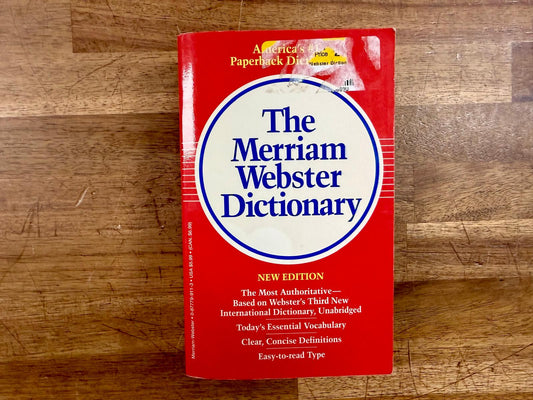 The Merriam Webster Dictionary (1994) - Clean Inside