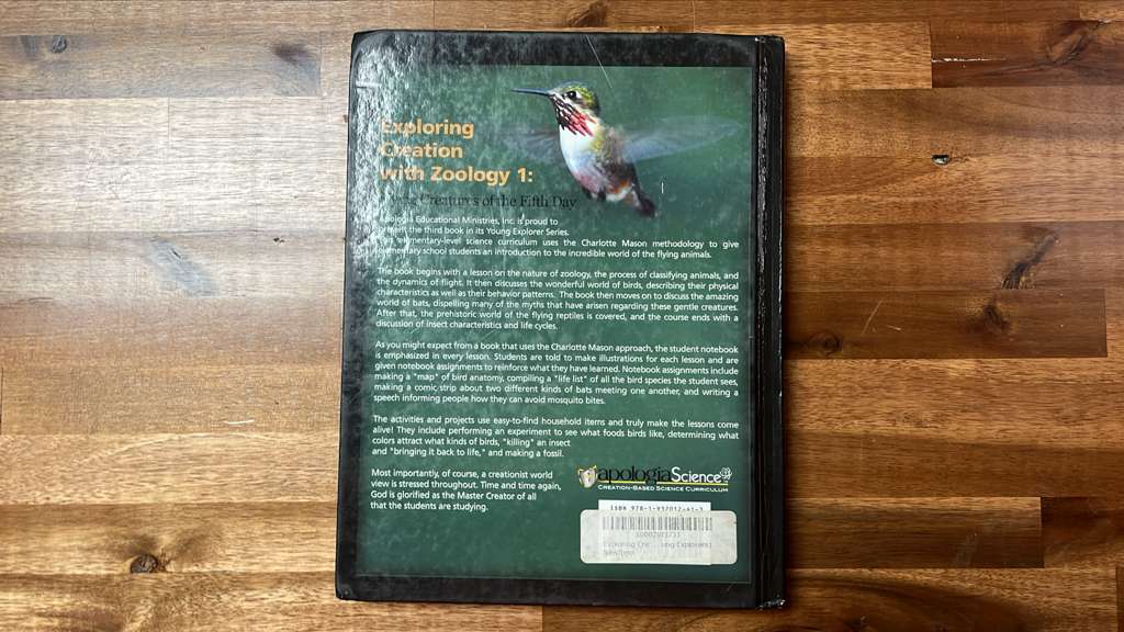 Apologia Exploring Creation w/ Zoology 1 (5th Day)