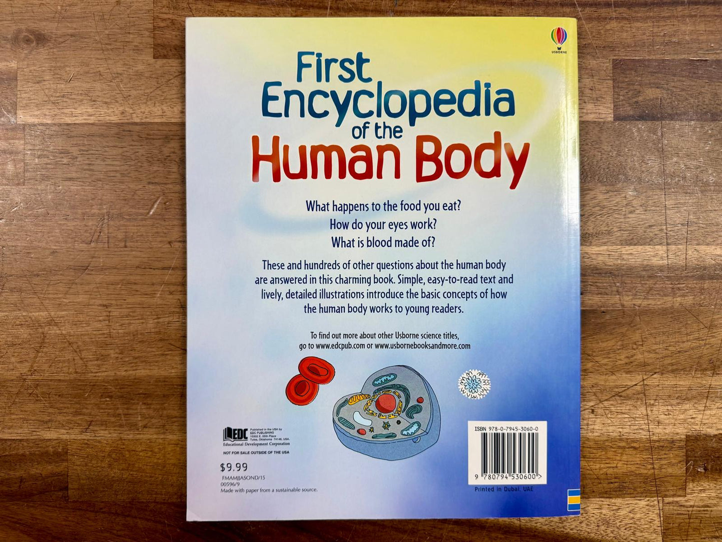 Usborne First Encyclopedia of the Human Body - Good & Clean