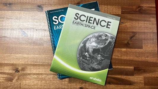 Abeka Science Earth & Space 2nd Ed Key Set of 2 - VG