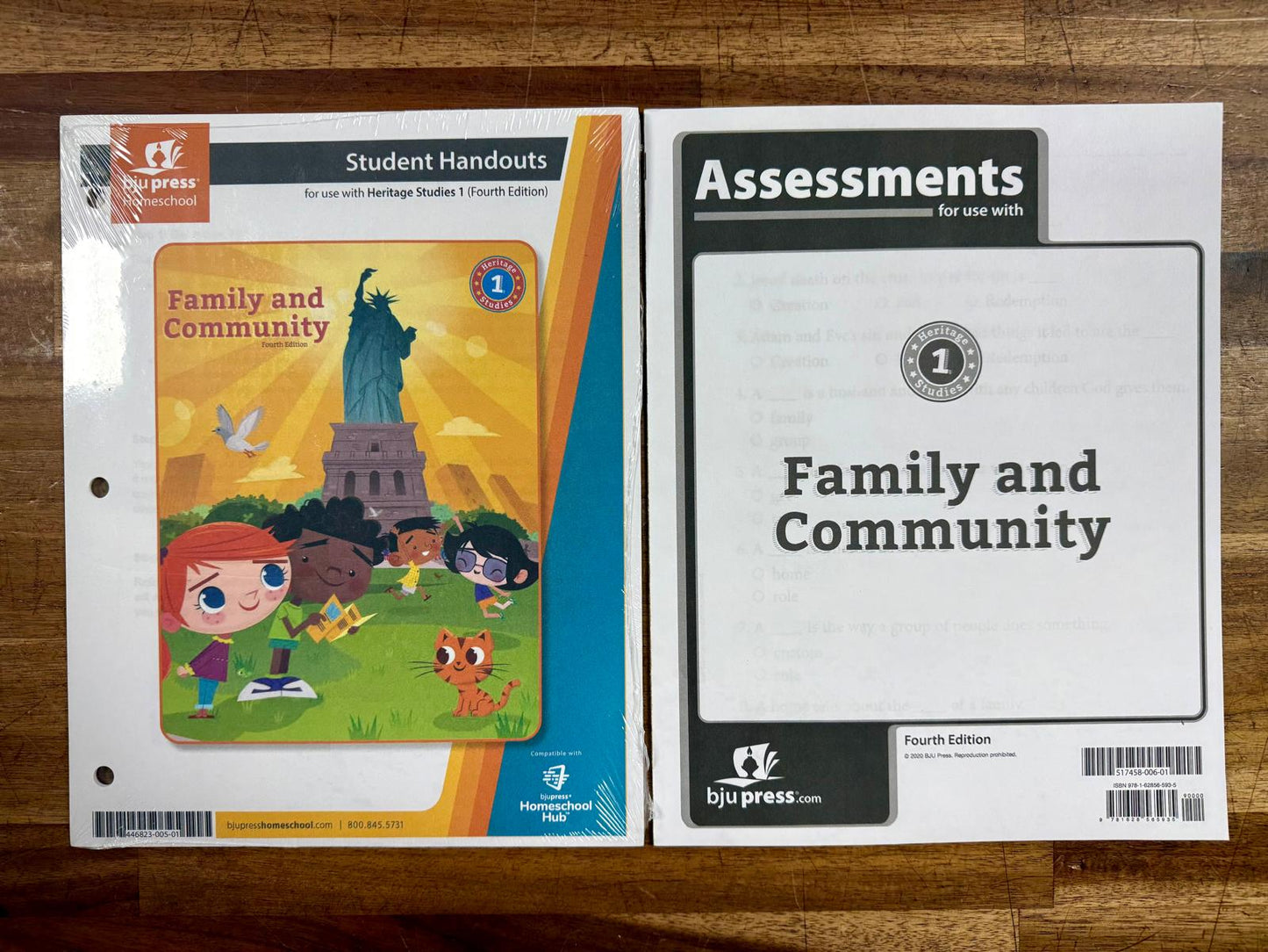 BJU Family & Community Heritage Studies 1 4th Ed Set - New