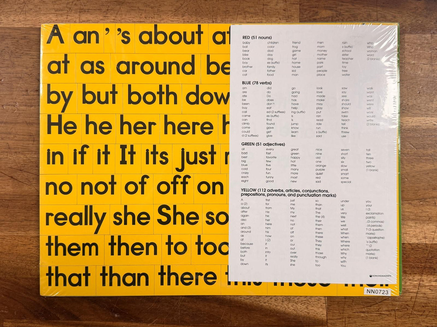 Dowling Magnets Literacy ABC Sentence Building Magnets (NEW)