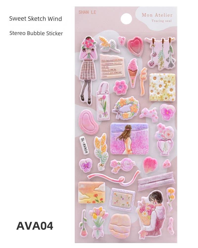 Dinosaur Animal Stereo Reward Sticker in bulk