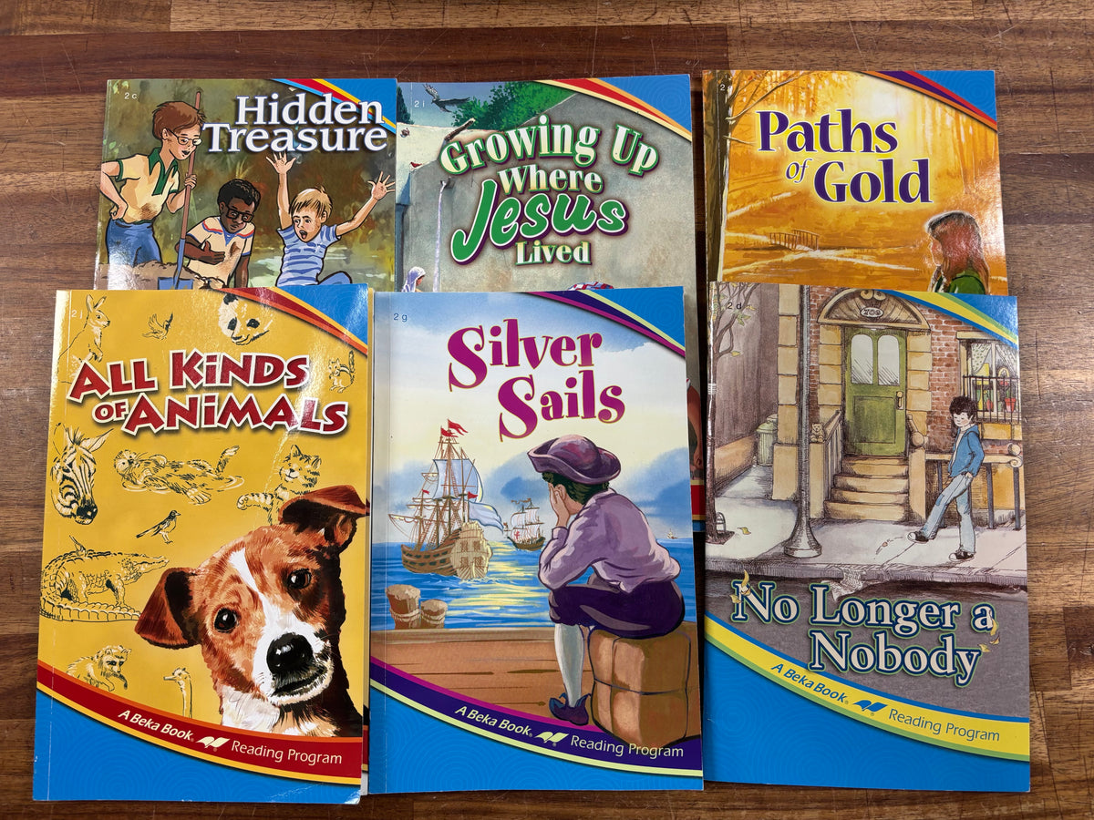 Abeka Grade 2 Reading Program Readers Set of 6 Books