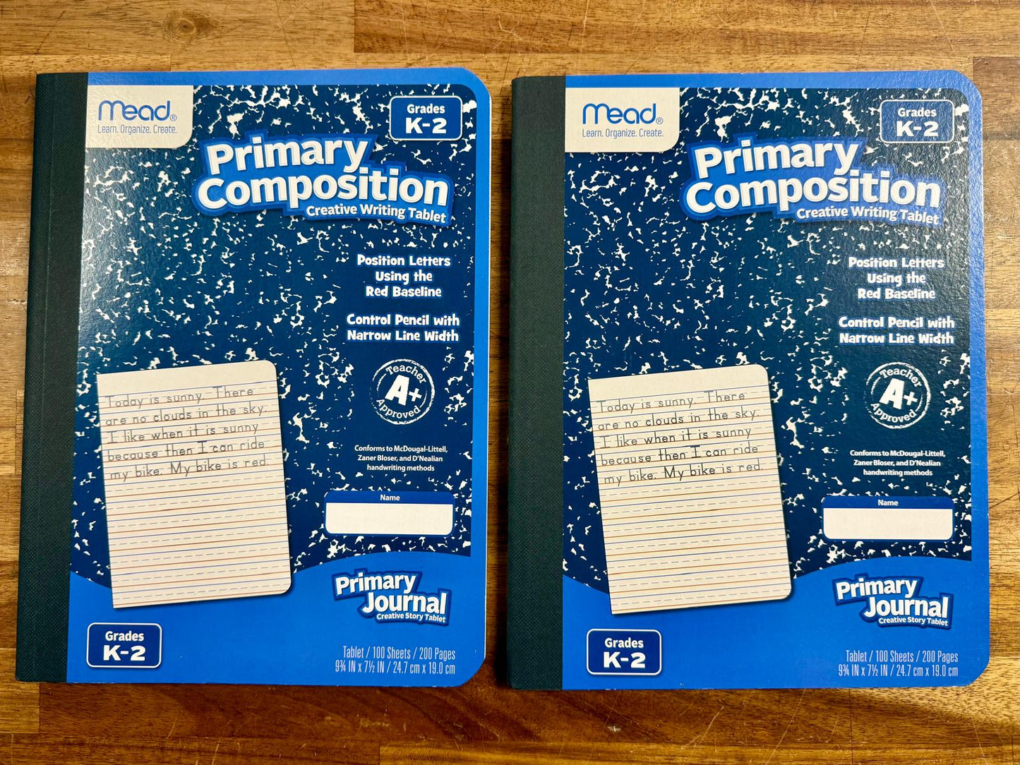 K-2 Primary Composition Early Creative Story Tablet - Qty 4