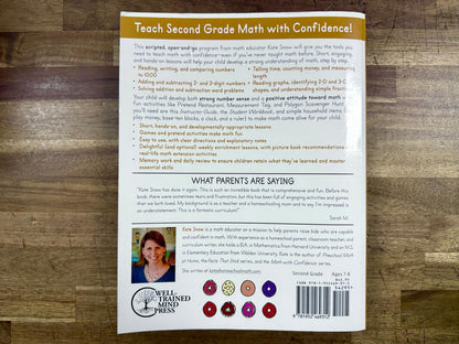 Math With Confidence 2nd Grade Instructor Guide - Kate Snow