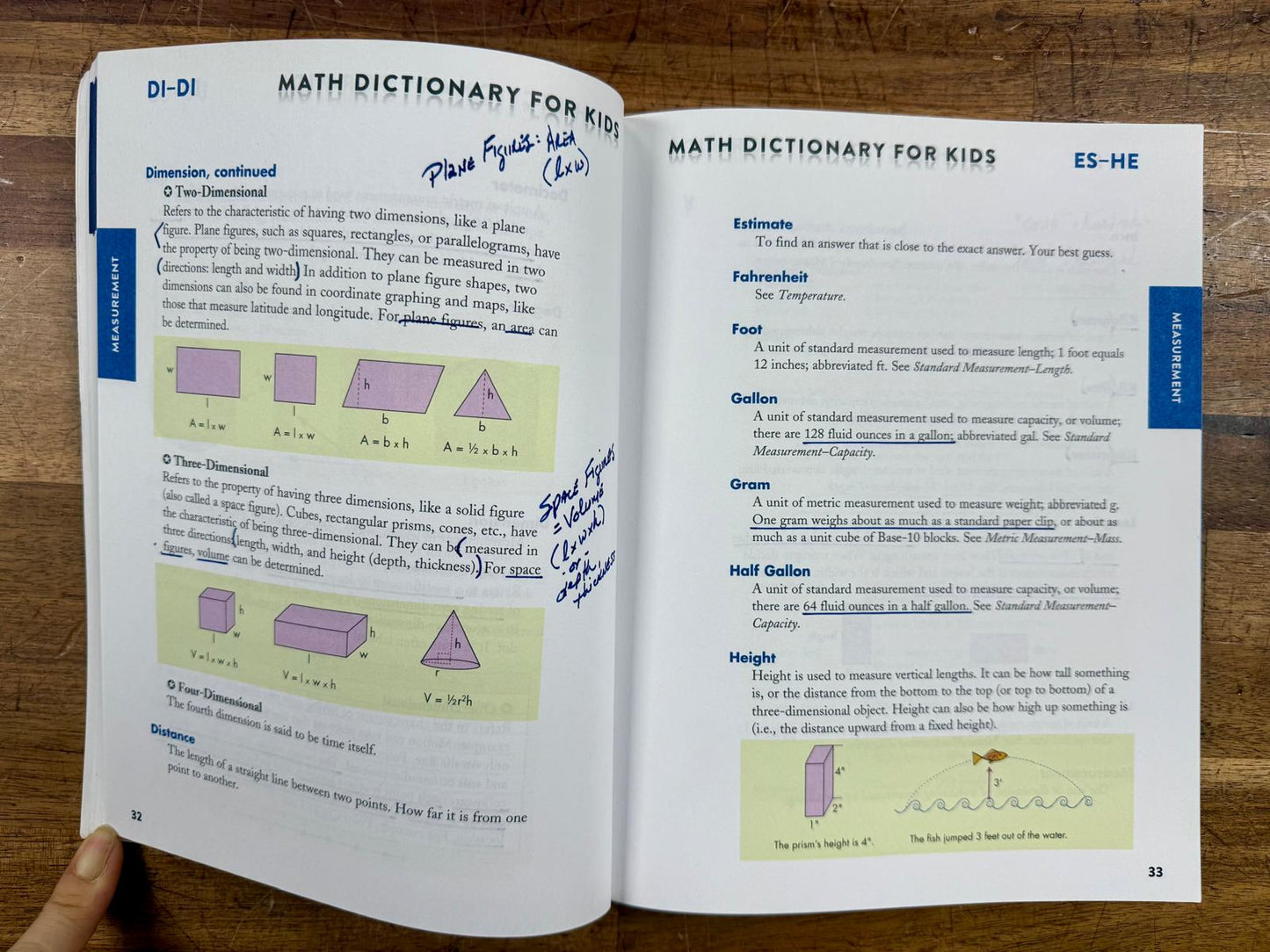 Math Dictionary for Kids: The #1 Guide... Grs 4-9, 5th Ed - Good