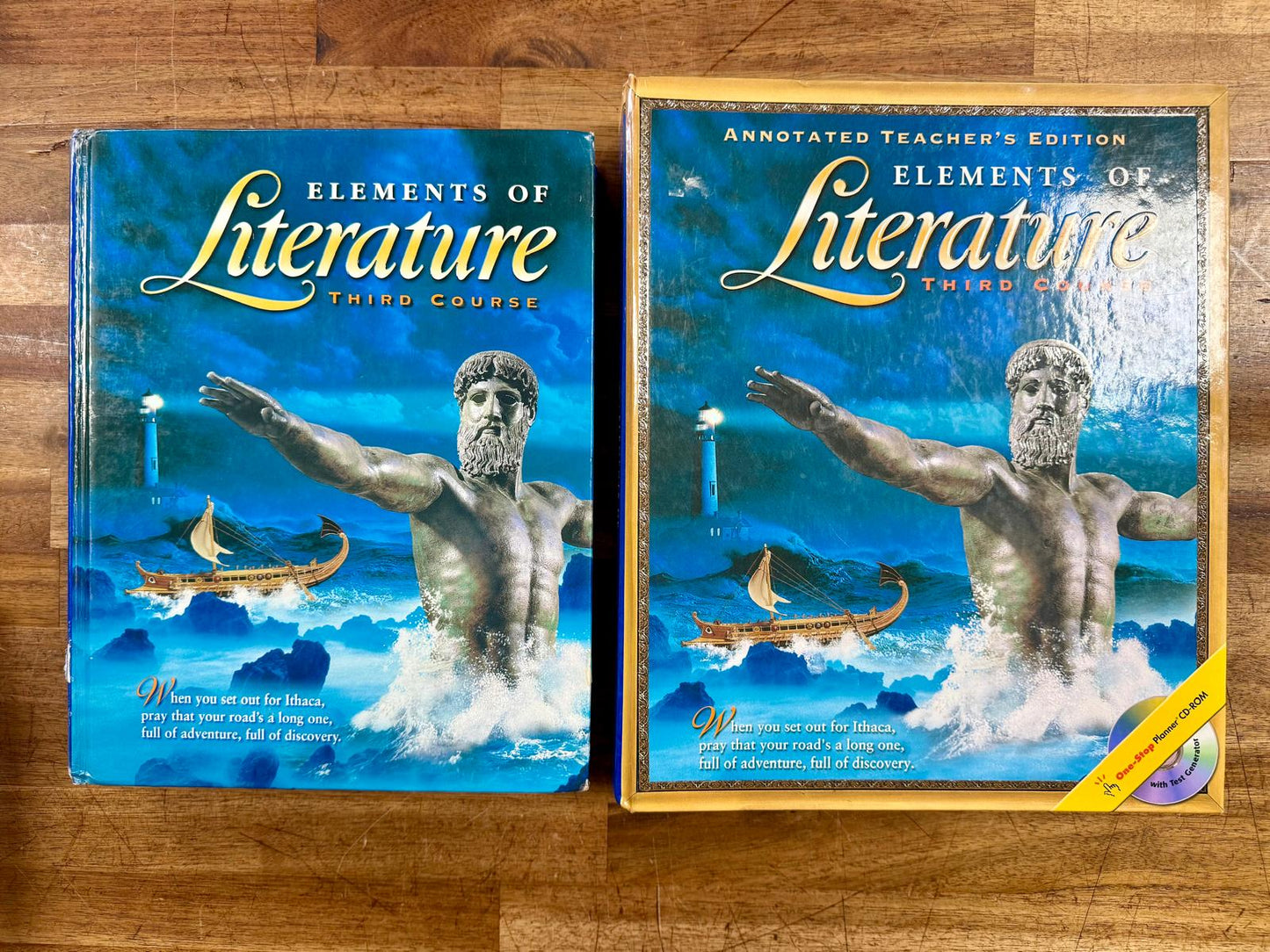 Holt Elements of Literature Third Course Student & Teacher Set