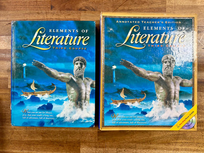 Holt Elements of Literature Third Course Student & Teacher Set