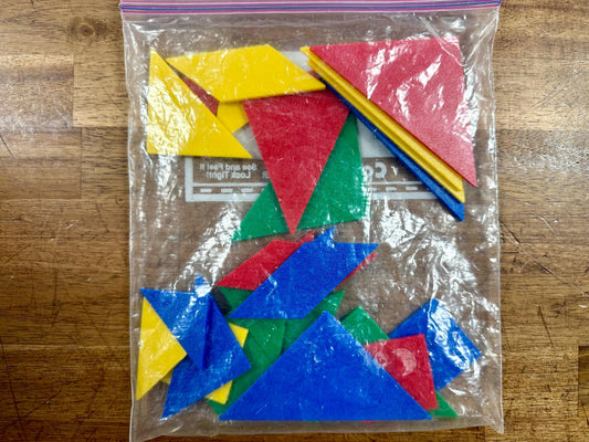 Tangram Jigsaw Puzzle Set – 26 Pieces (Multicolor Geometric Learning Set)