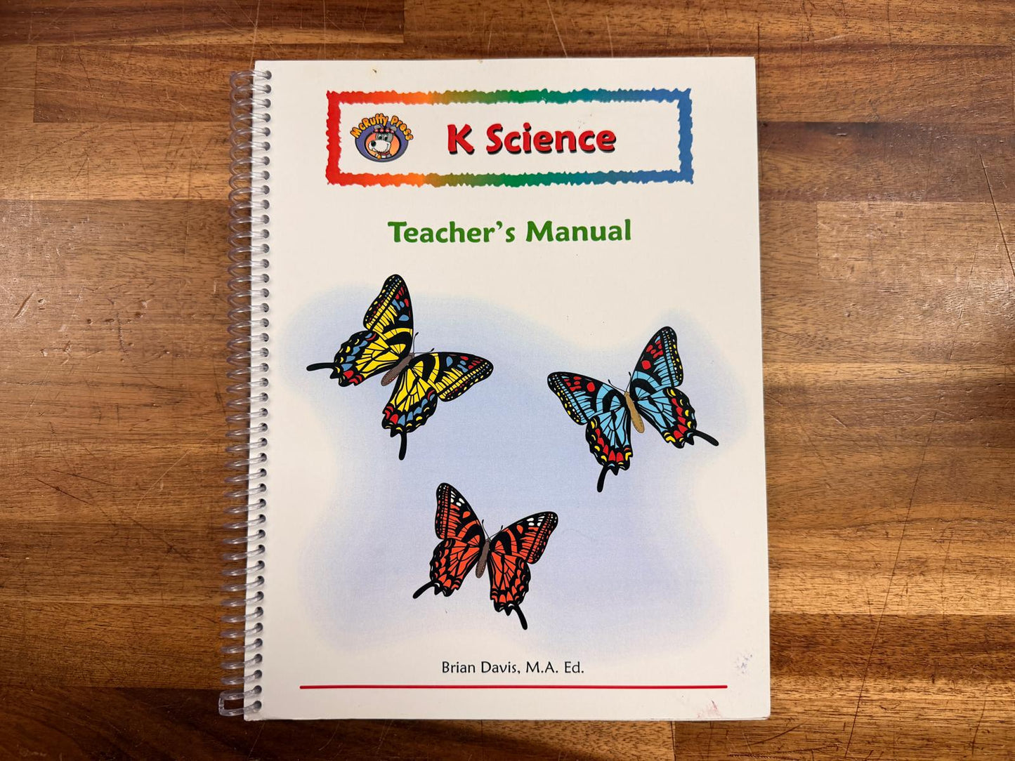 McRuffy Press Kindergarten Science - Teacher's Manual