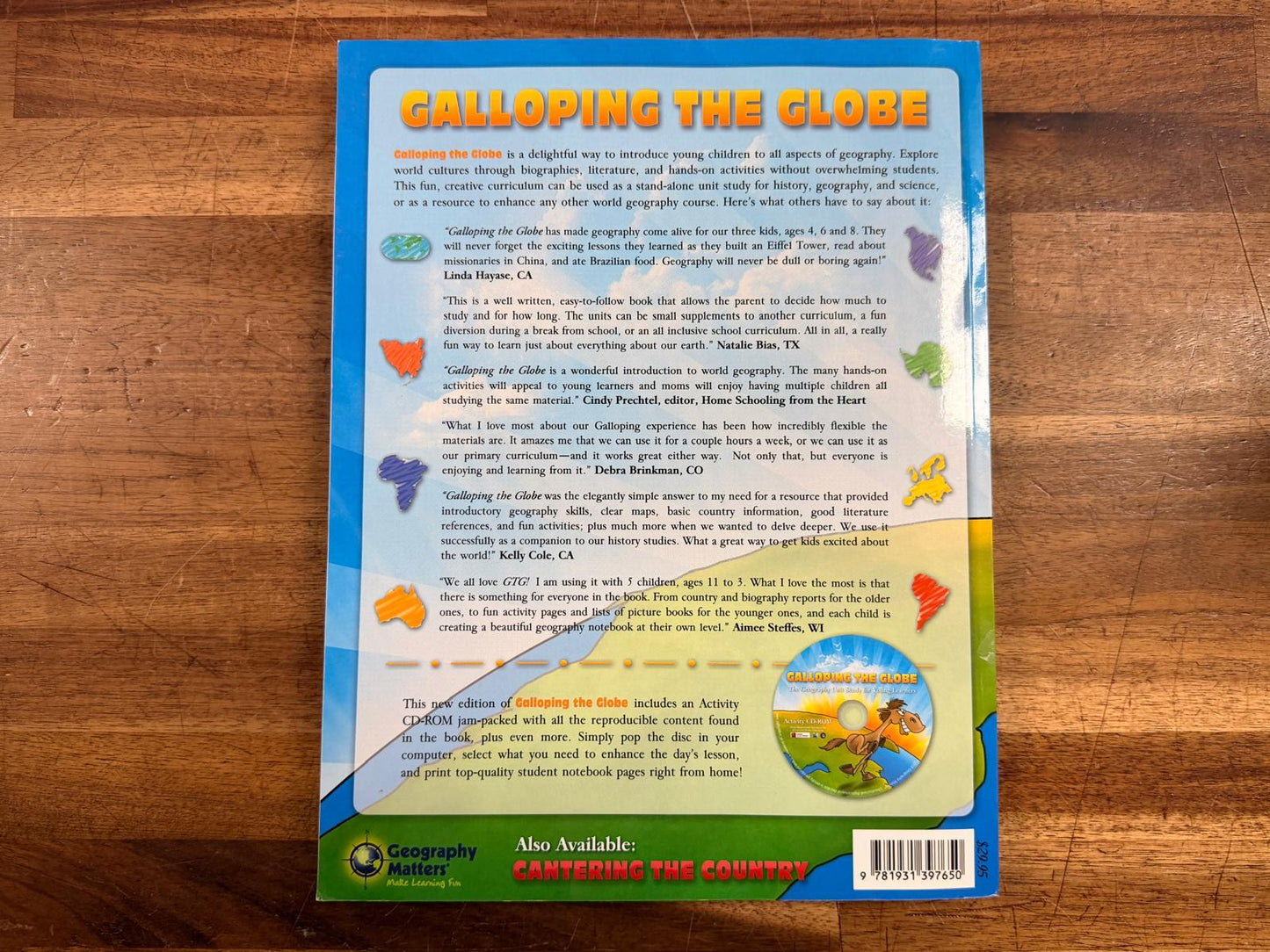 Galloping the Globe - Geography Unit for Young Learners CD