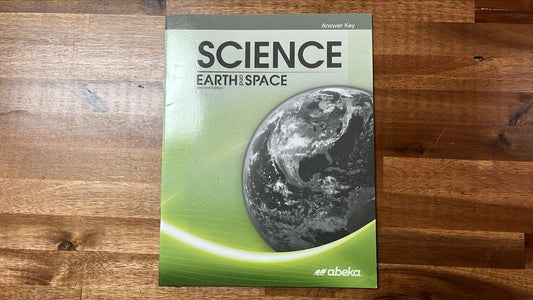 Abeka Science Earth & Space 2nd Ed Key Set of 2 - VG