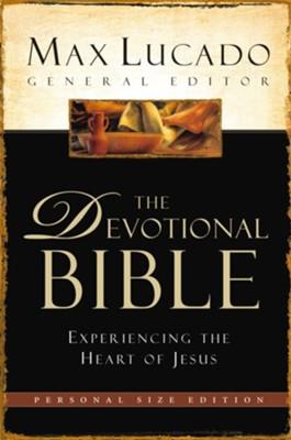 Max Lucado The Devotional Bible Experiencing the Heart of Jesus - Condition GOOD