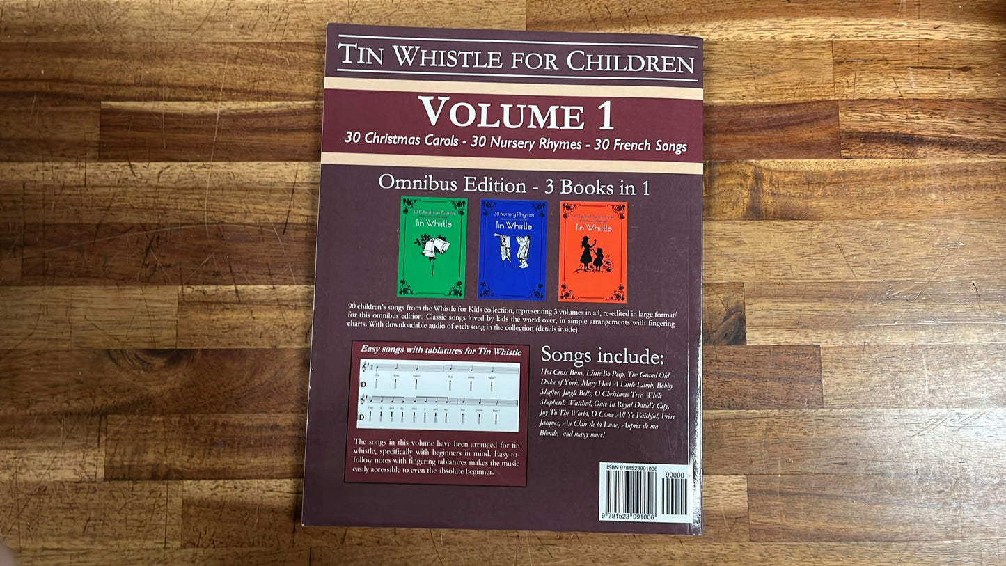 Tin Whistle for Children Volume 1