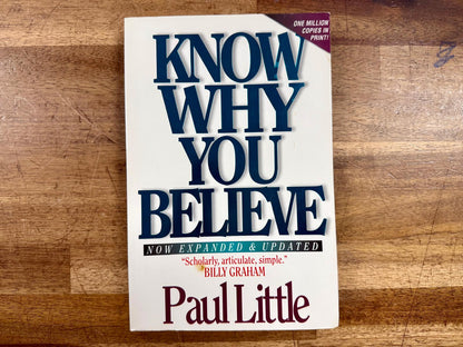 Know Why You Believe (w. Study Guide) - Paul Little, Acceptable