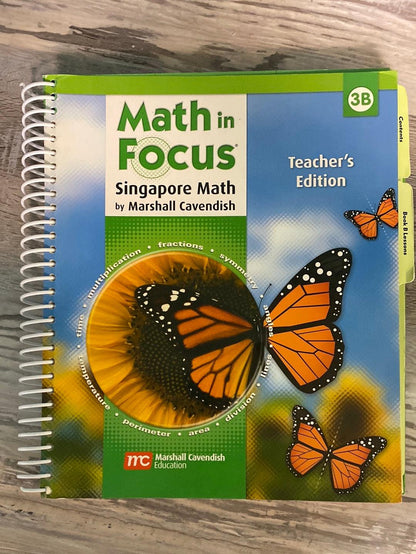 Math in Focus 3A & 3B Student and Teacher Set