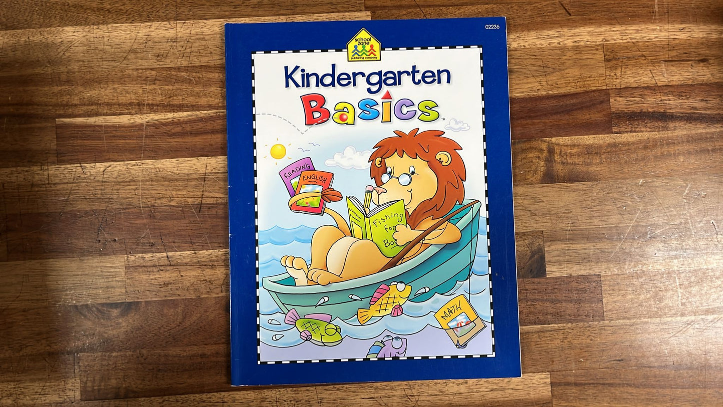 School Zone Kindergarten Basics Workbook