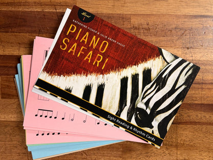 Piano Safari Level 1 Sight Reading & Rhythm Cards