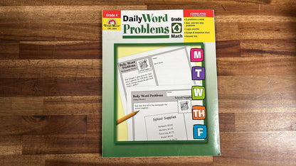 Evan-Moor Daily Word Problems (Math) Grade 4