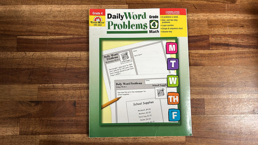Evan-Moor Daily Word Problems (Math) Grade 4