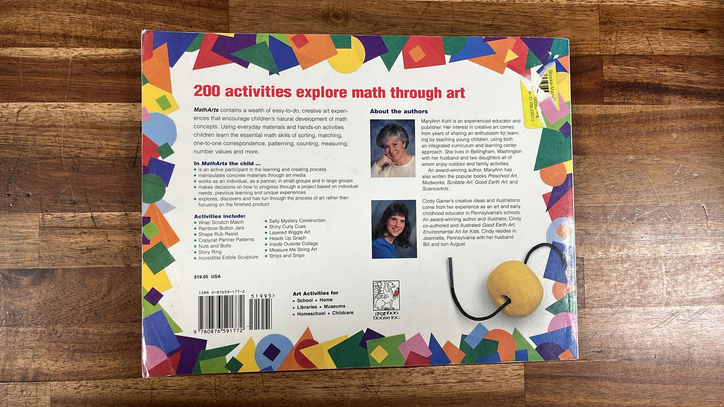 MathArts Exploring Math through Art for 3-6 Year Olds