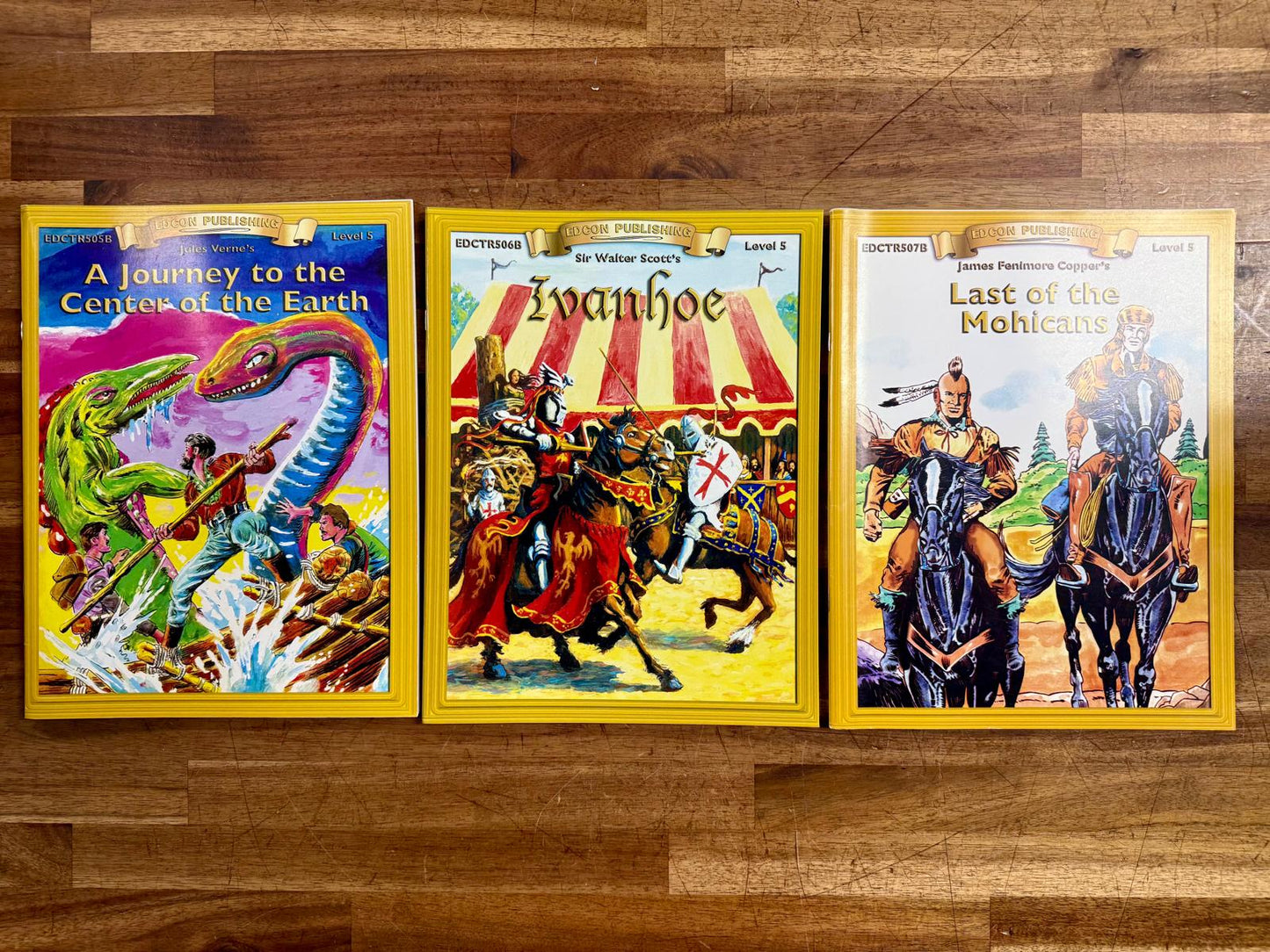 EDCON Level 5 Classics Illustrated Study Guides Set of 9