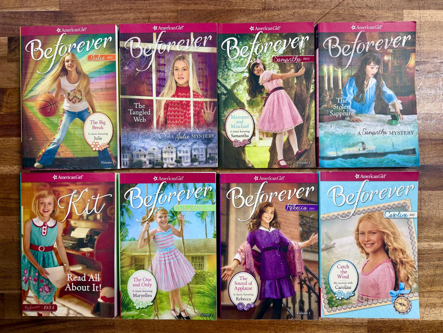 AmericanGirl Beforever LOT of 8: Samantha, Julie, etc.