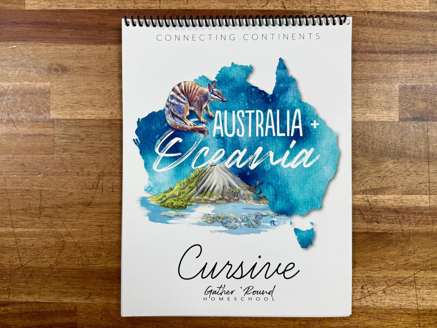 Gather Round Australia Oceania Cursive Writing - Like New