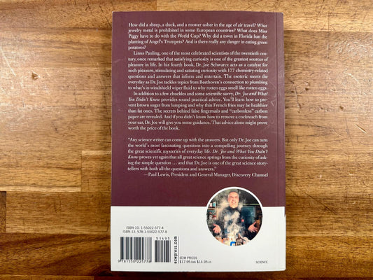 Dr. Joe and What You Didn't Know - Schwarcz, Very Good
