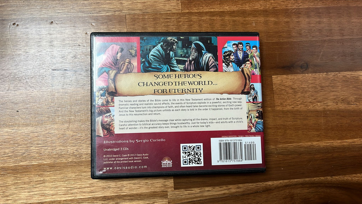 The Action Bible New Testament Oasis Audio CD