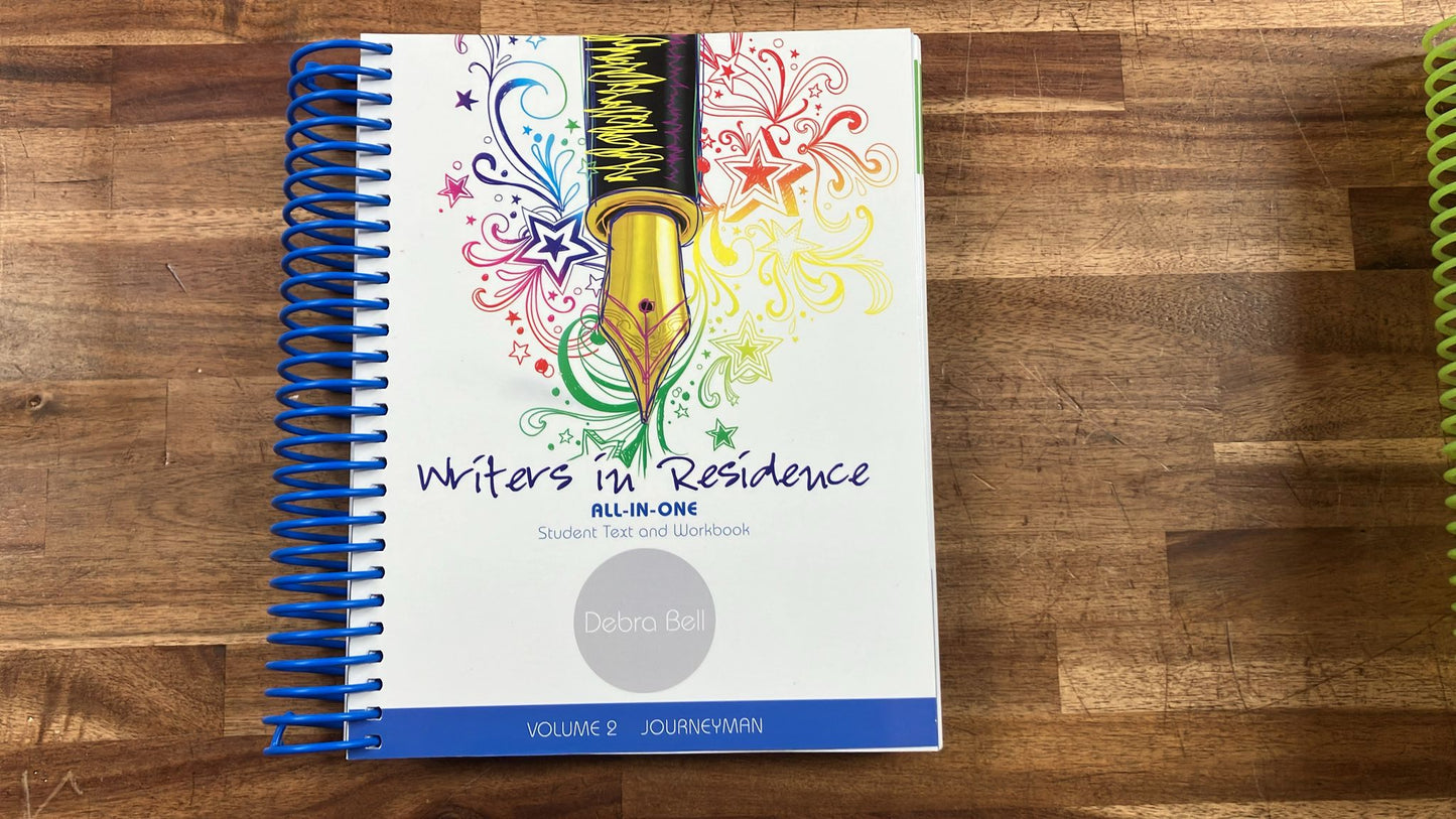 Writers In Residence Vol 2 Debra Bell Student Text/Workbook