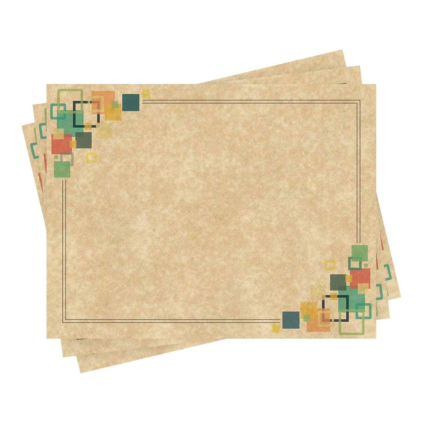 Elegant Blank Award Certificates - Letter Size, 10 Sheets - Laser & Inkjet Compatible