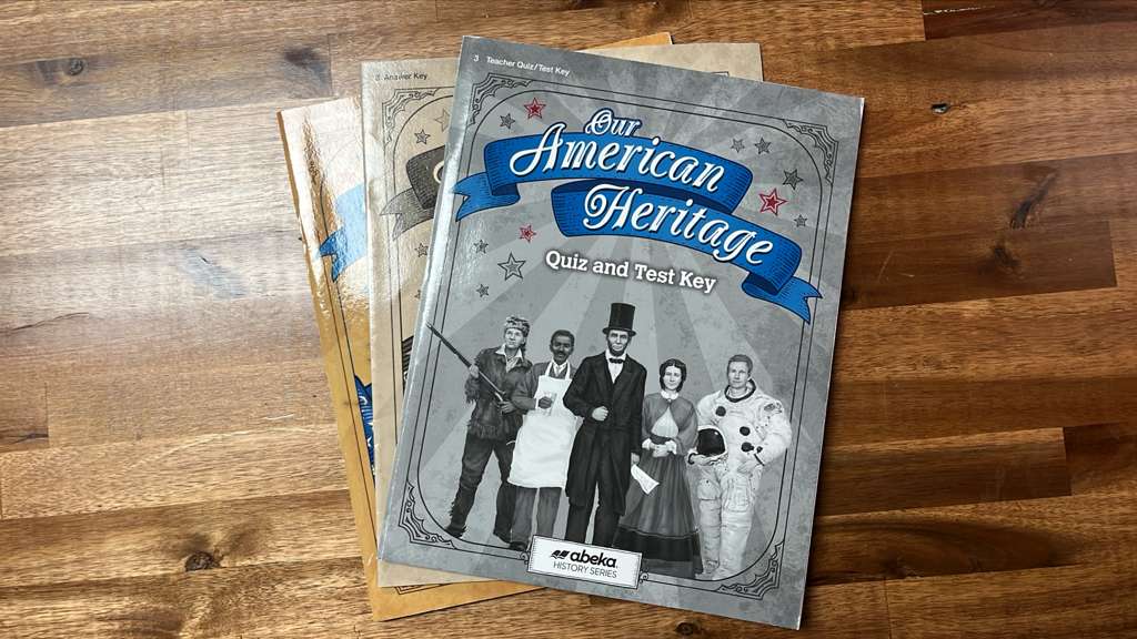 Abeka Our American Heritage 3 Key Set of 3 - Good & Clean