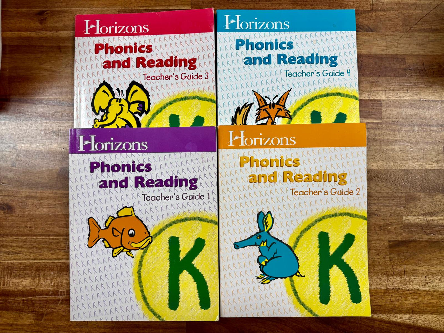 Horizons Phonics and Reading K Teacher's Guides 1-4 Full Set
