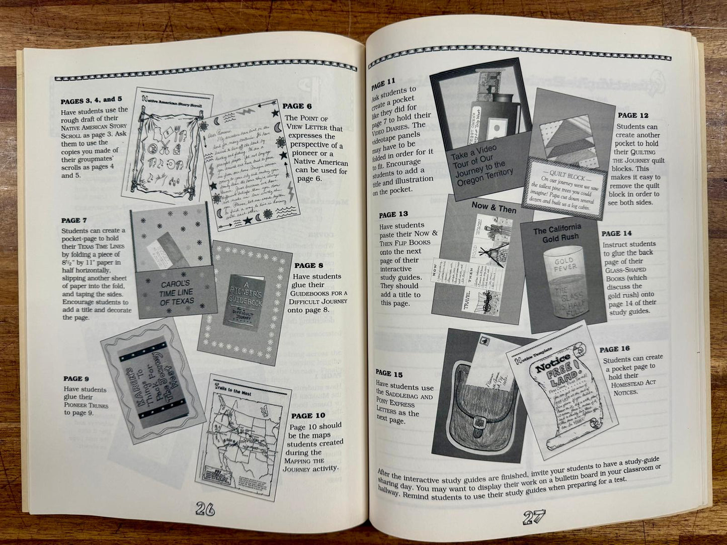 Scholastic Colonial America / Pioneers Worbkooks